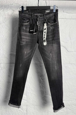 Мъжки дънки – SLIM RELAXED LUXE BLACK DENIM – RD20507