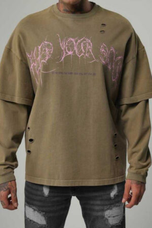 Мъжка блуза DOUBLE LAYER EFFECT